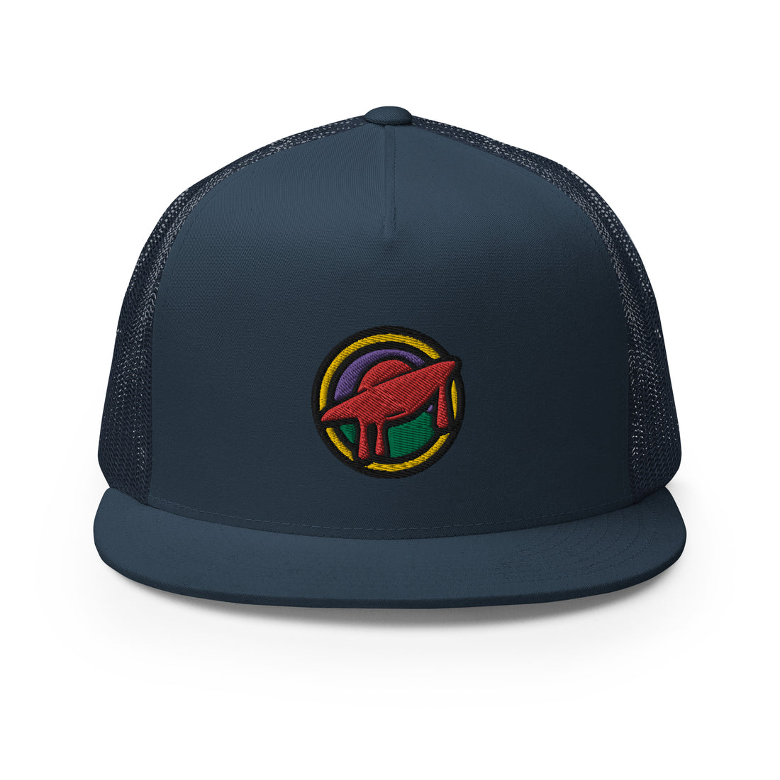 UFO Badge Trucker Hat Navy